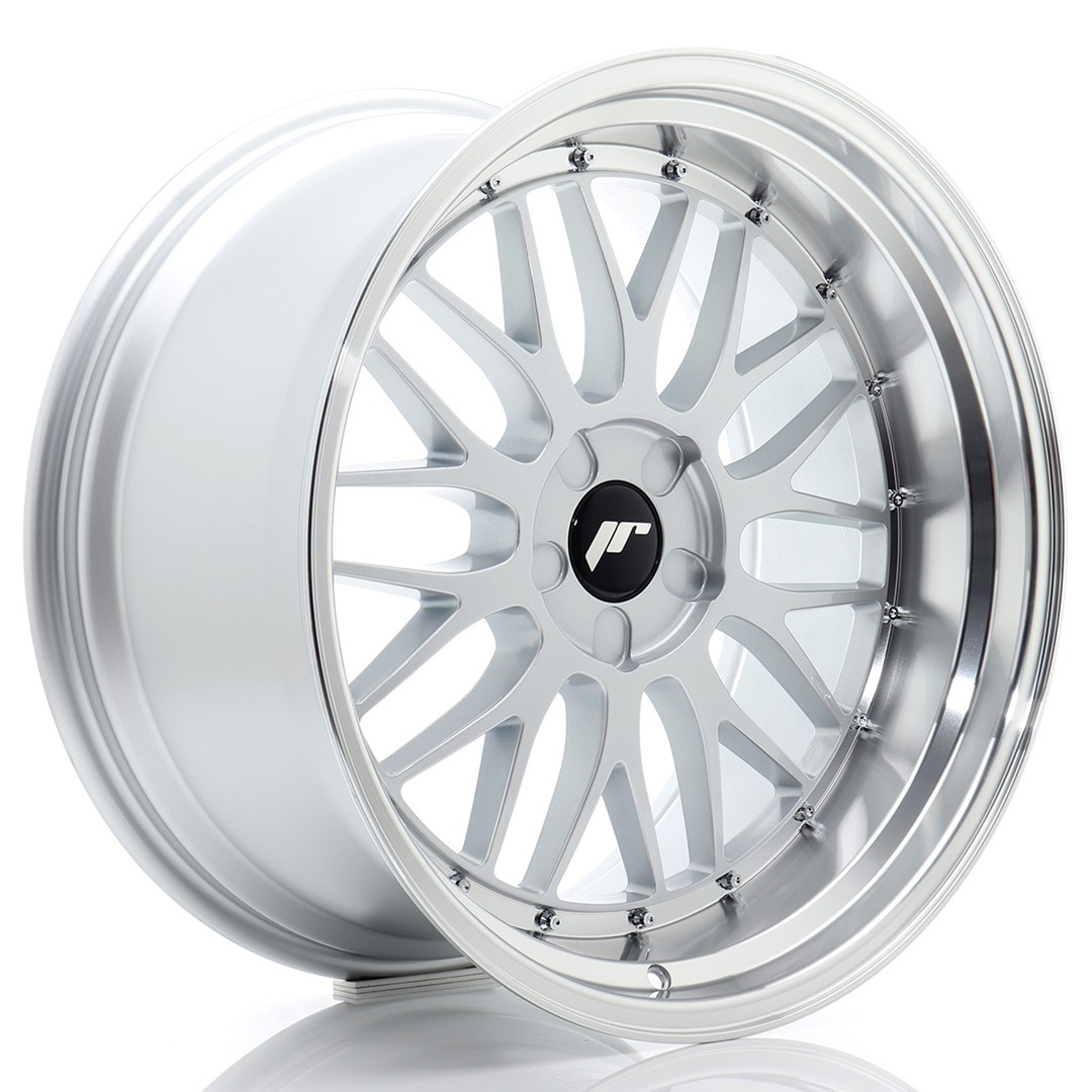 JR Wheels JR23 20x10.5 ET15-25 5H BLANK Hyper Silver w/ Machined Lip