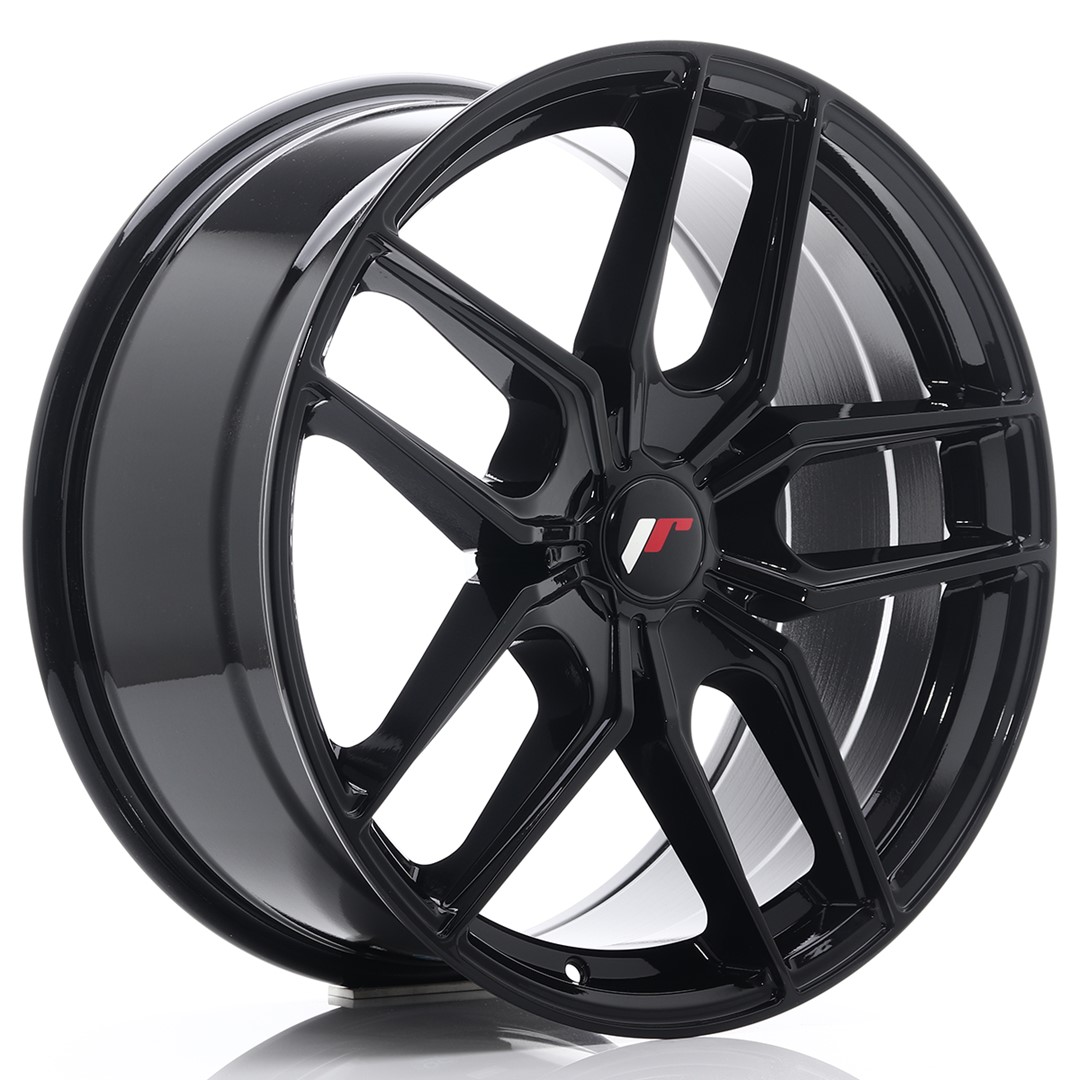 JR Wheels JR25 19x8.5 ET20-40 5H BLANK Gloss Black