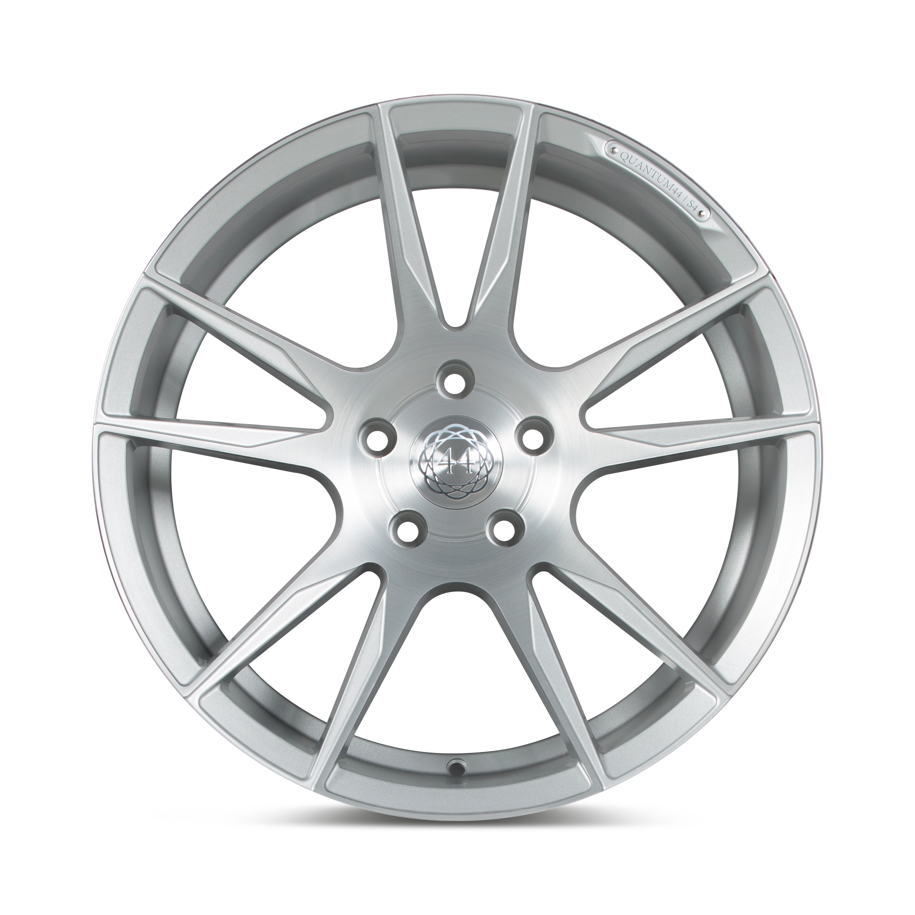 19" Quantum44 S4 Matt silver/brushed 5/112