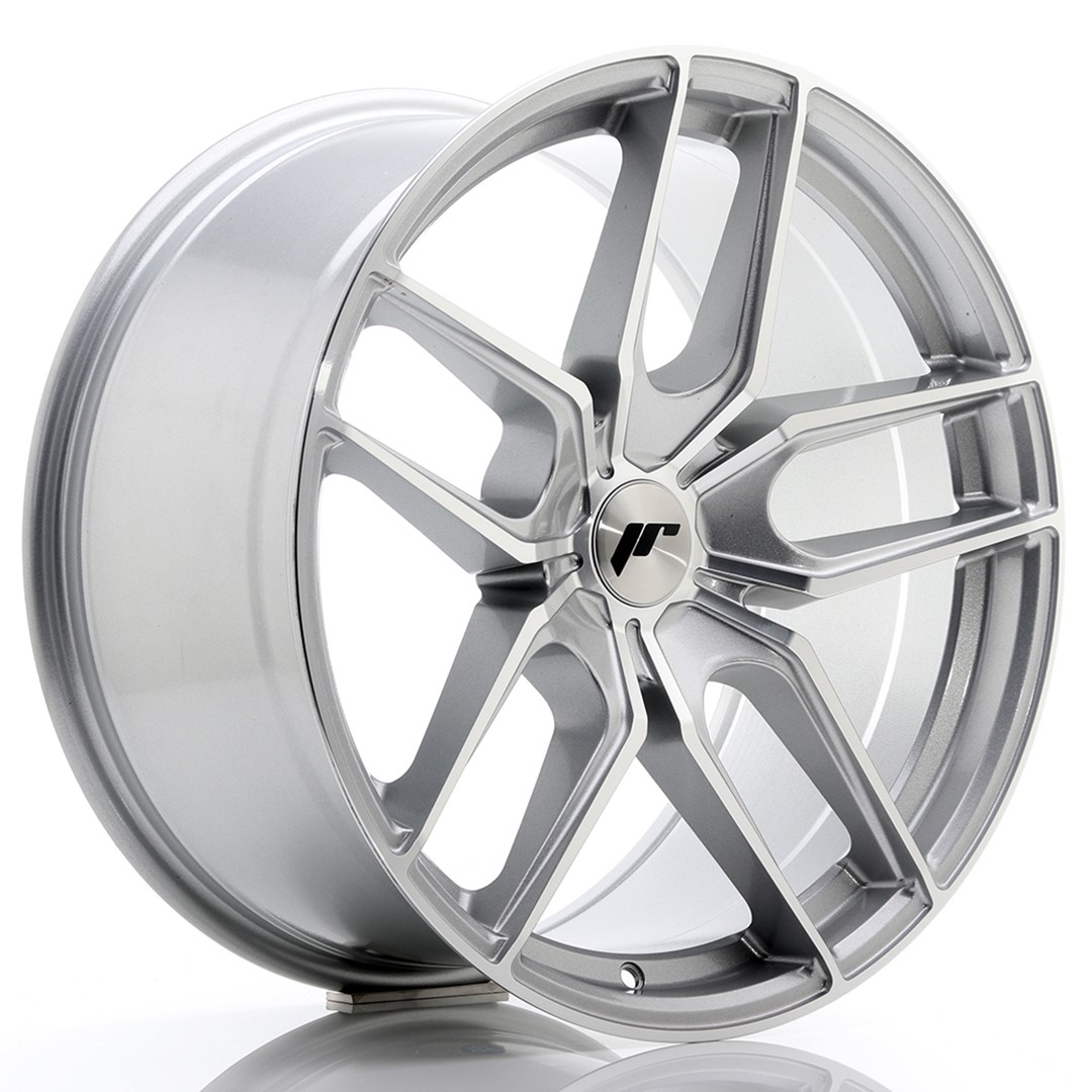 JR Wheels JR25 19x9.5 ET20-40 5H BLANK Silver Machined Face