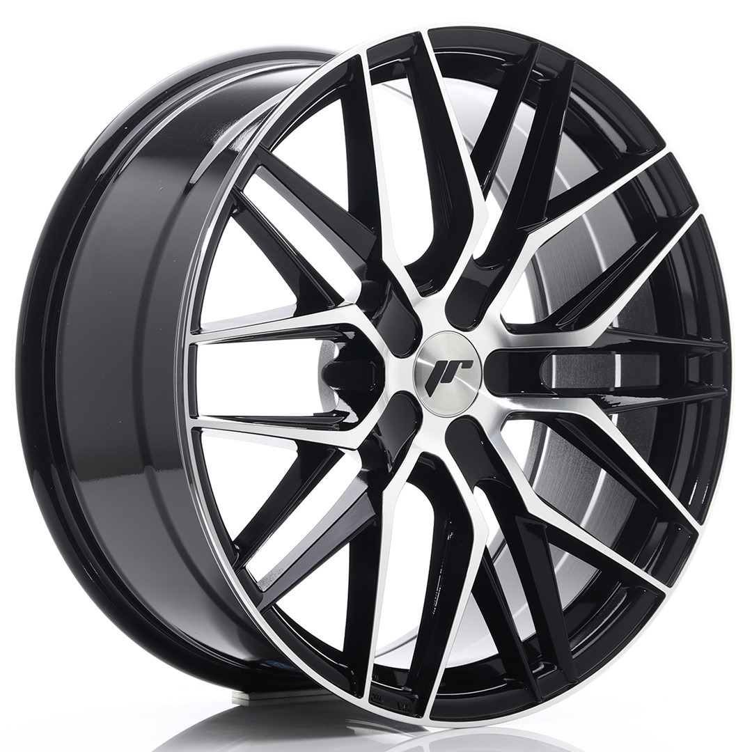 JR Wheels JR28 20x8.5 ET40 5x114.3 Gloss Black Machined