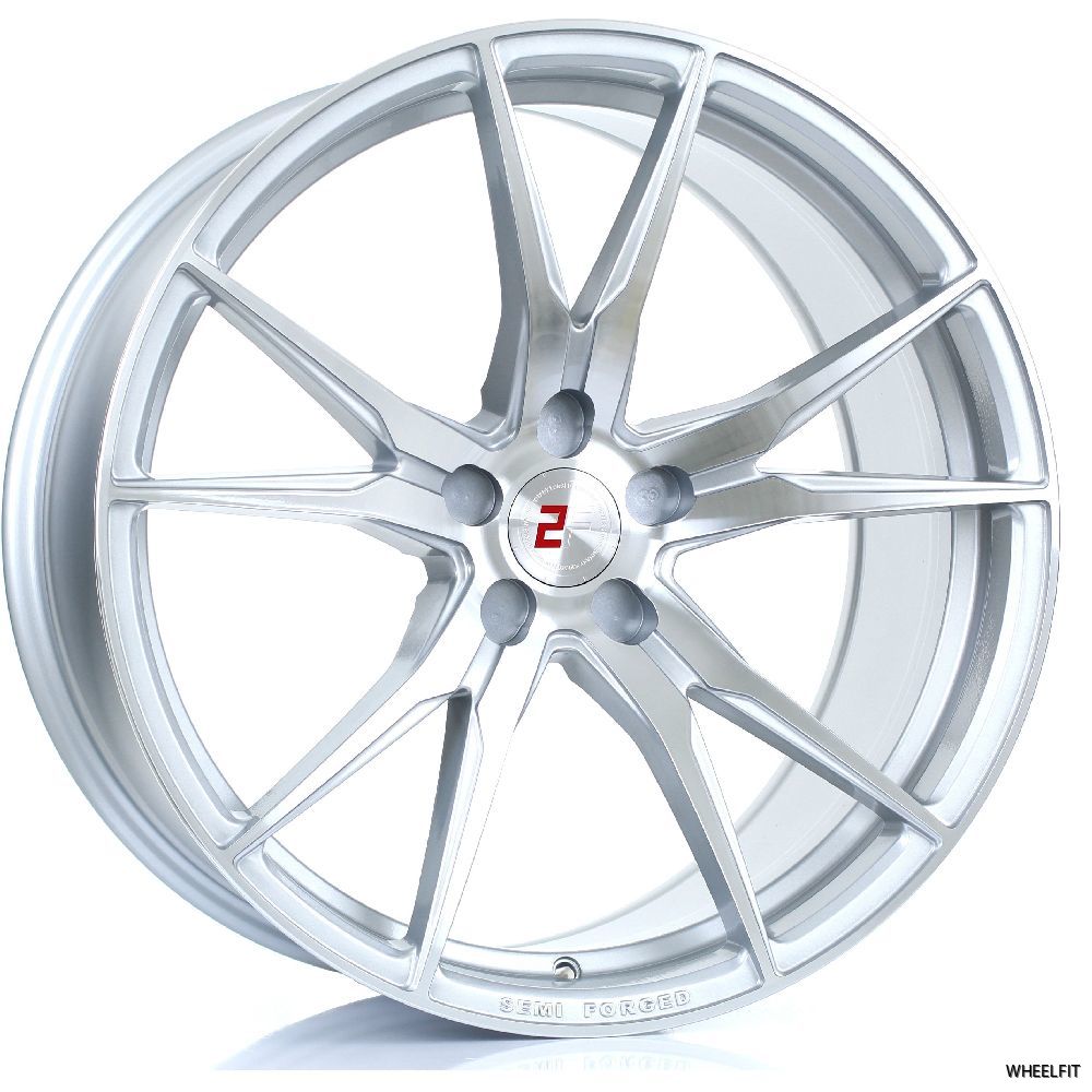 19" 2Forge ZF2 Silver/pol 5/108