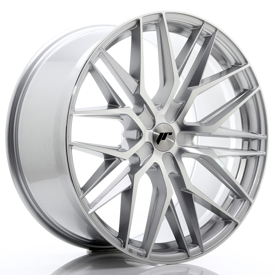 JR Wheels JR28 22x10.5 ET15-50 5H BLANK Silver Machined Face