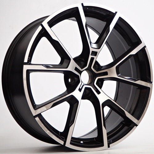 20" Torn Black/polished 5x120