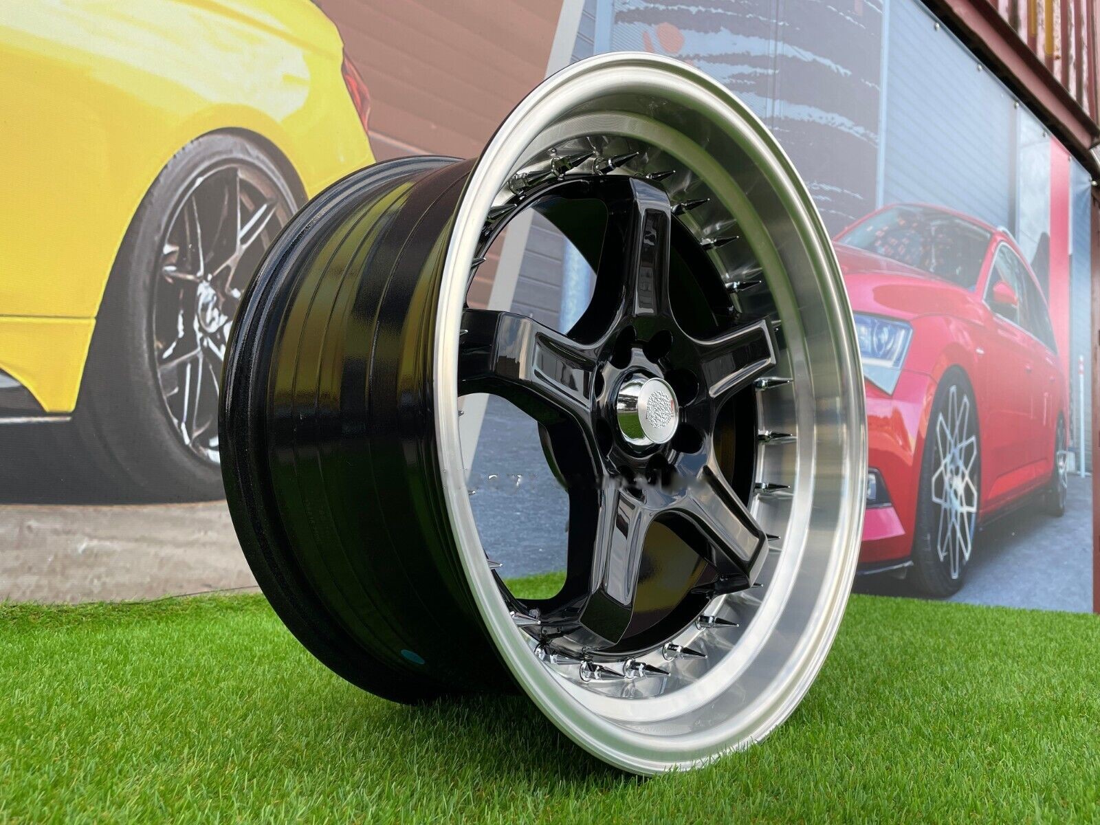 17" HC Spike Black/pol 4x100 4x108 - 2