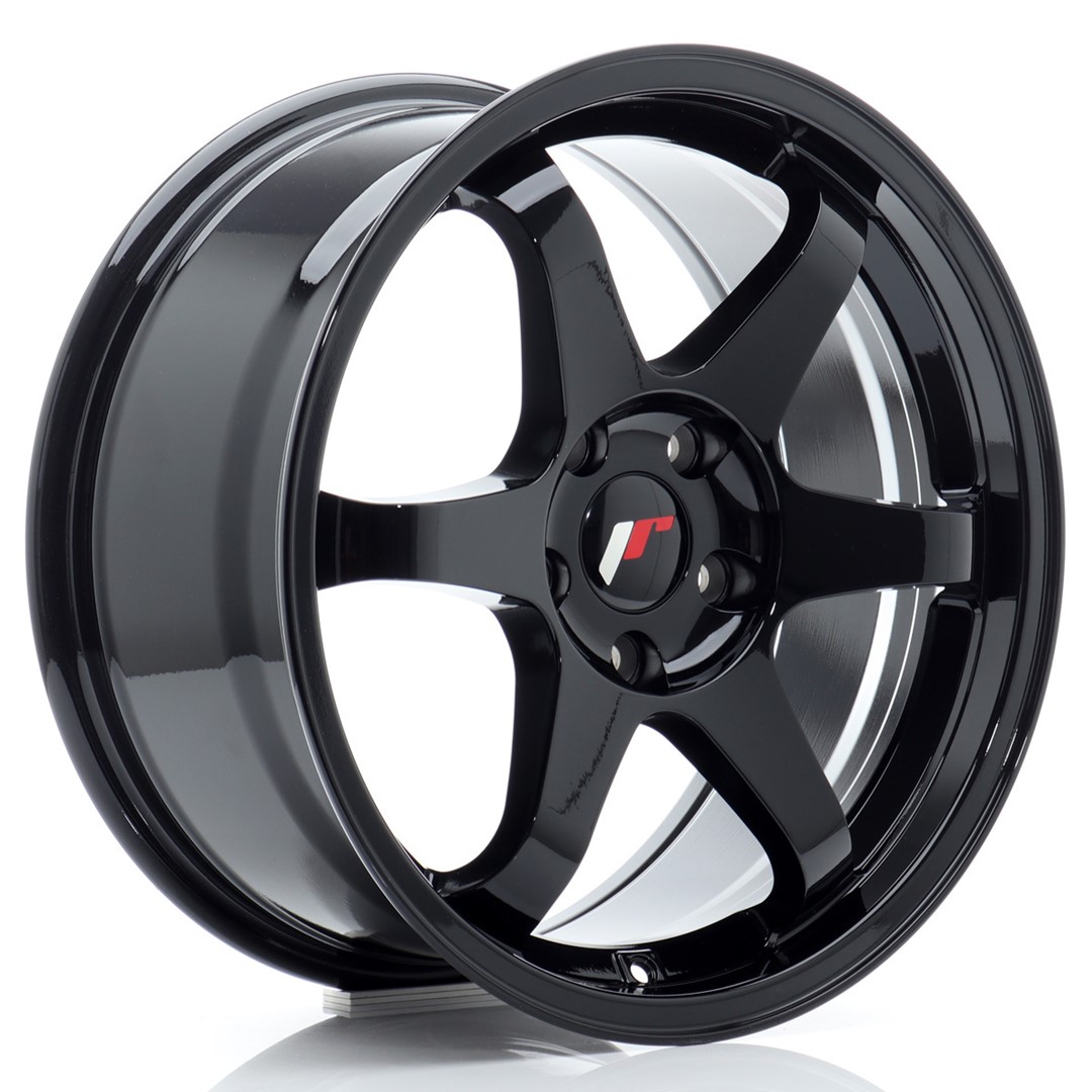 JR Wheels JR3 17x8 ET35 5x114.3 Gloss Black