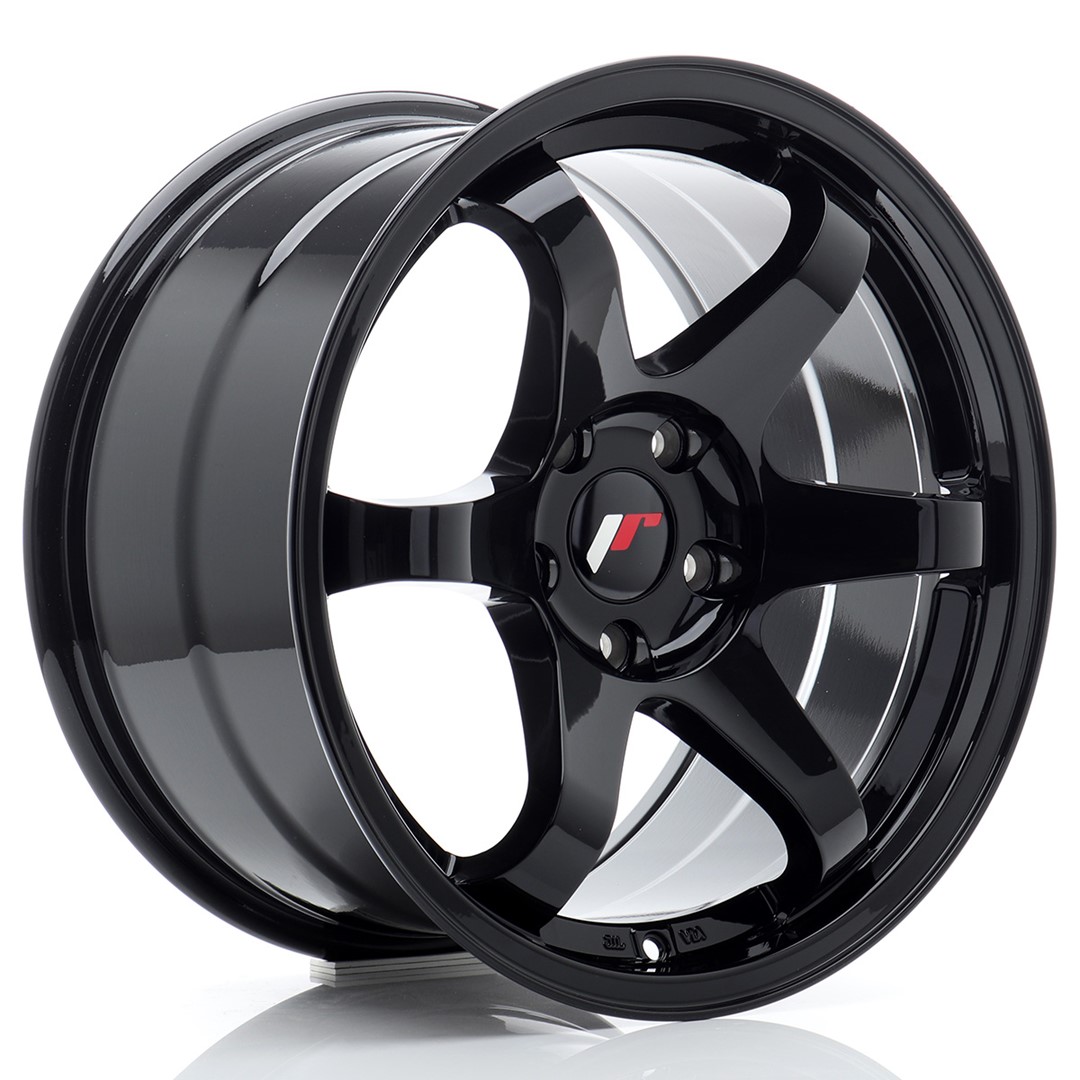 JR Wheels JR3 17x9 ET35 5x114.3 Gloss Black