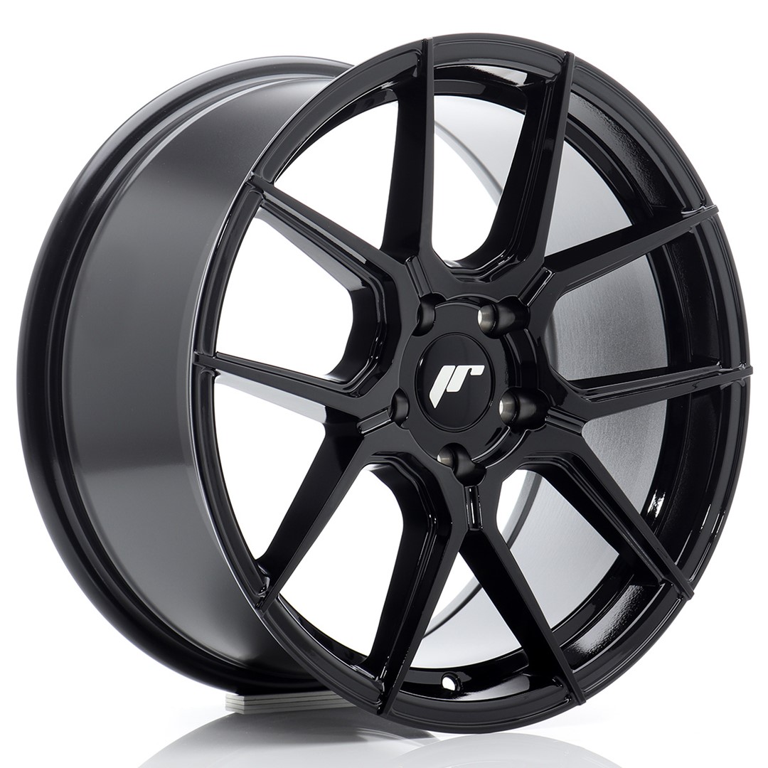 JR Wheels JR30 17x8 ET40 5x114.3 Gloss Black
