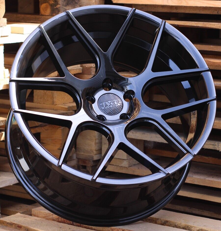 20" Haxer HX22 Gloss Black 5/112 - -WHEELFIT-