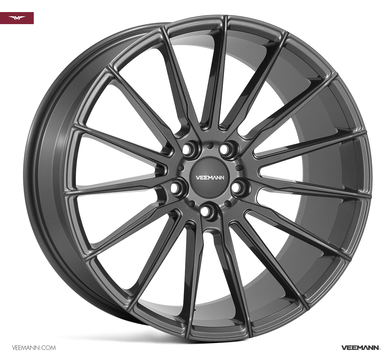 19" Veemann V-FS19 Gloss Graphite 5/112