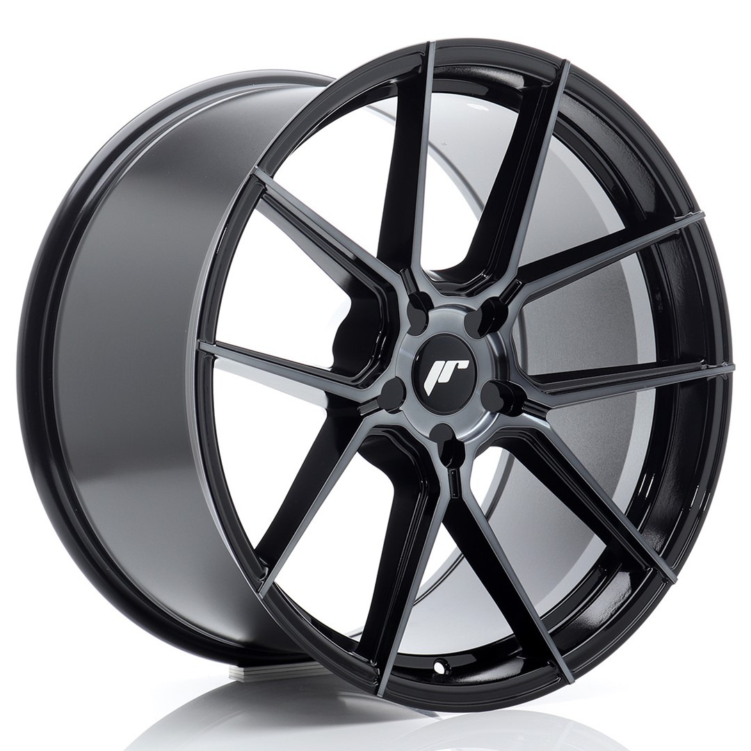 JR Wheels JR30 20x9.5 ET22-40 5H BLANK Black Machined w/ Tinted Face