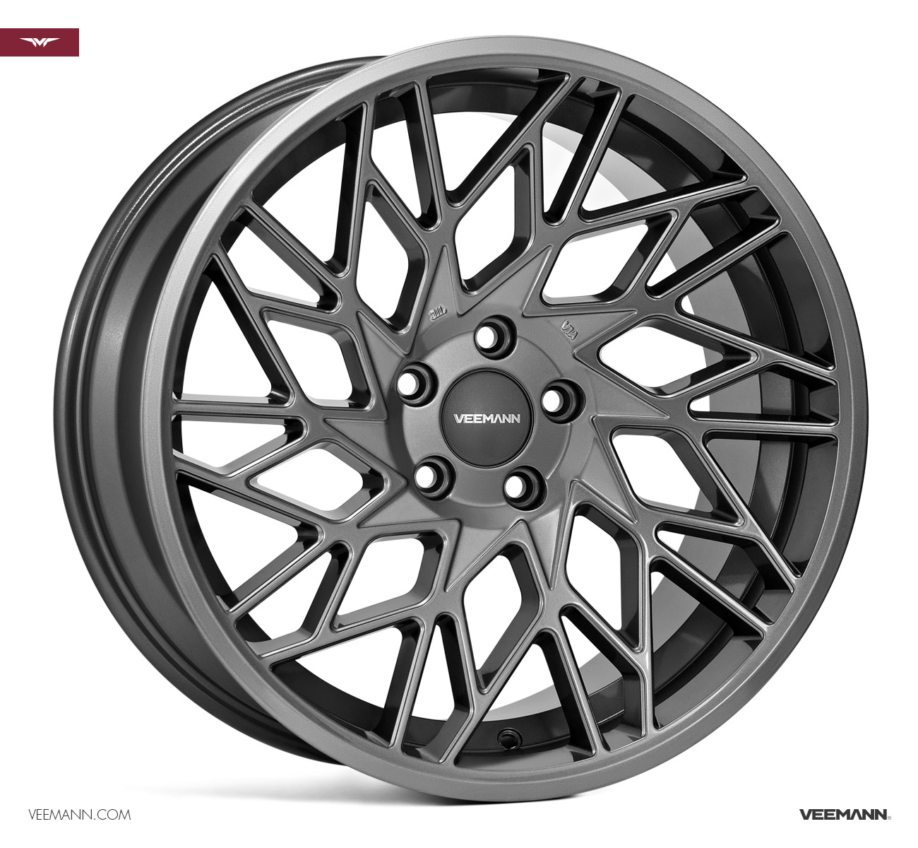 19" Veemann V-FS29R Gloss Graphite 5/112