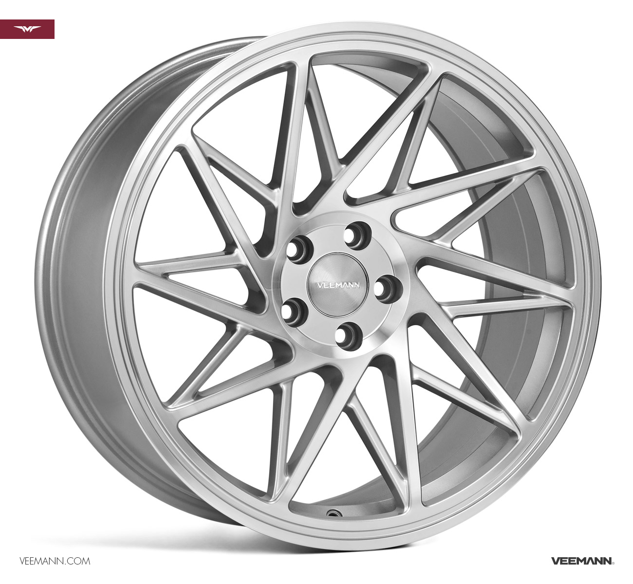 20" Veemann V-FS35 Silver/pol 5/120