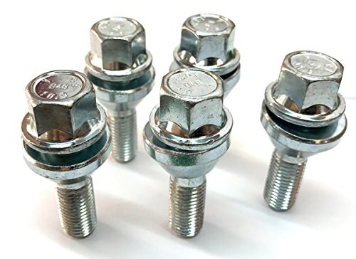 20 st 12x1,5 28 mm hjulbult flytande kona (17 skalle)