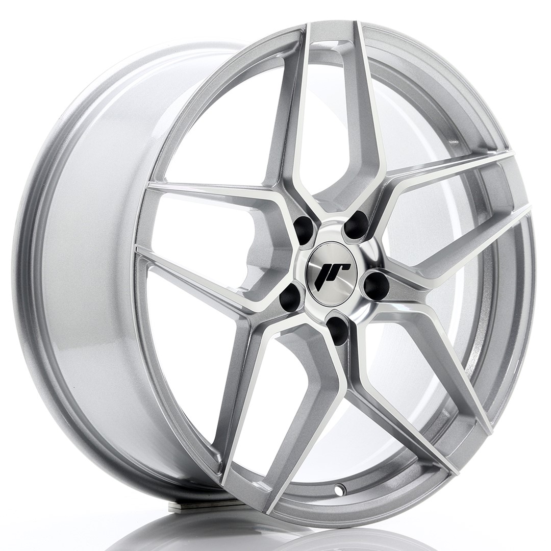 JR Wheels JR34 19x8.5 ET35 5x120 Silver Machined Face