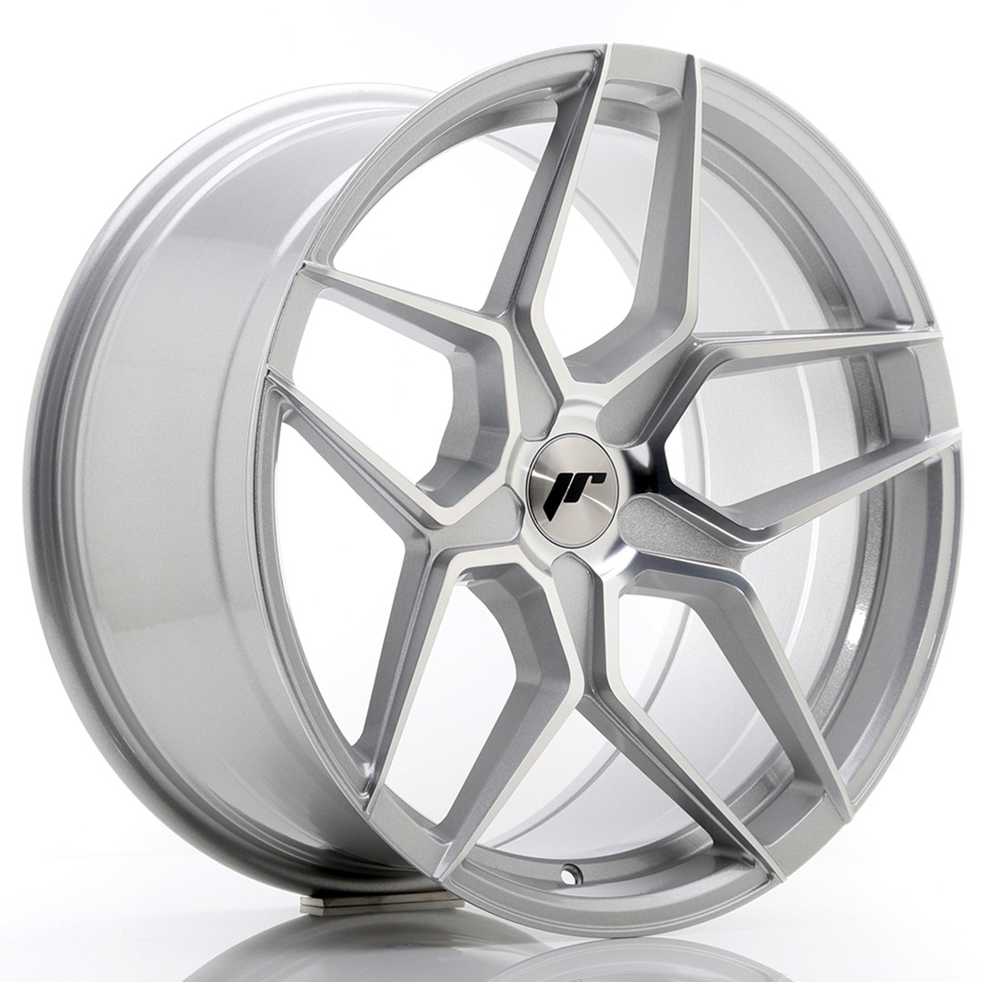 JR Wheels JR34 19x9.5 ET20-40 5H BLANK Silver Machined Face