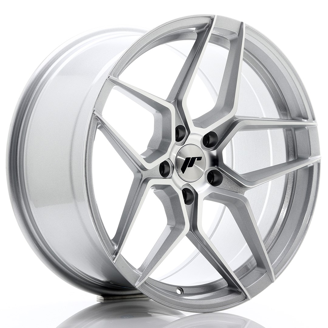 JR Wheels JR34 19x9.5 ET35 5x120 Silver Machined Face