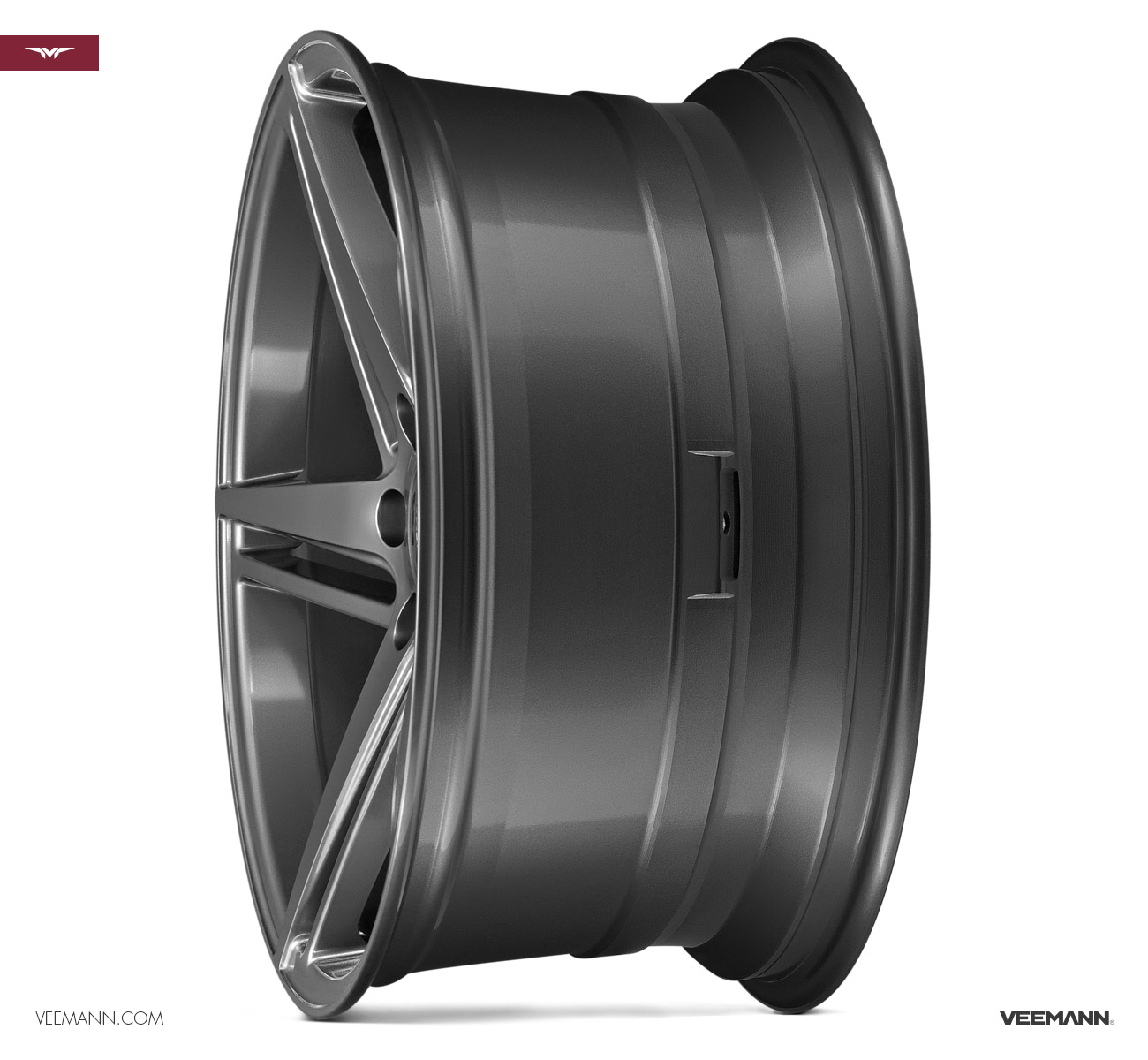 18" Veemann V-FS31 Gloss Graphite 5/120 - 2