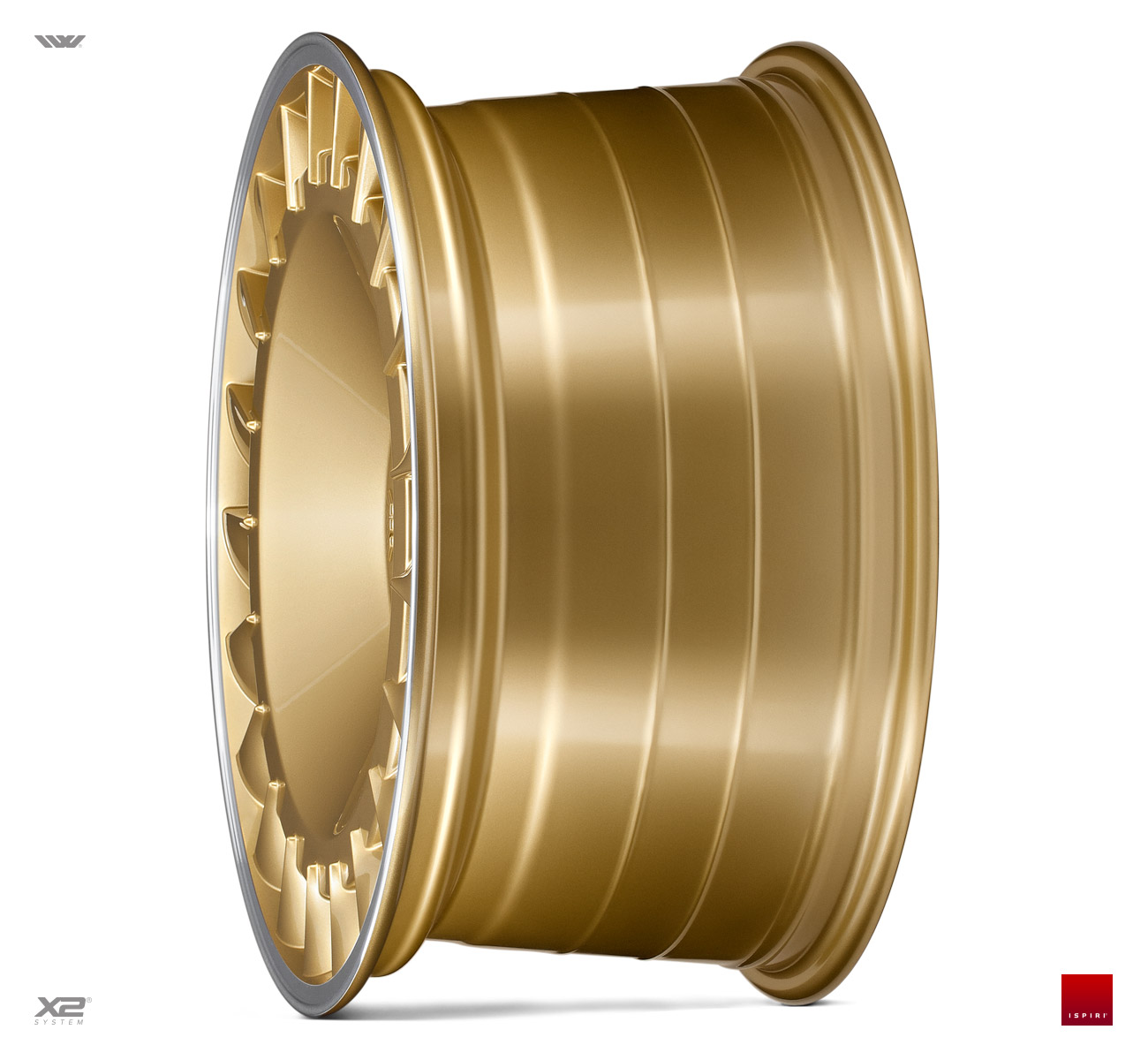 18" Ispiri CSRD-TF Vintage Gold/polished 5x100 - 4