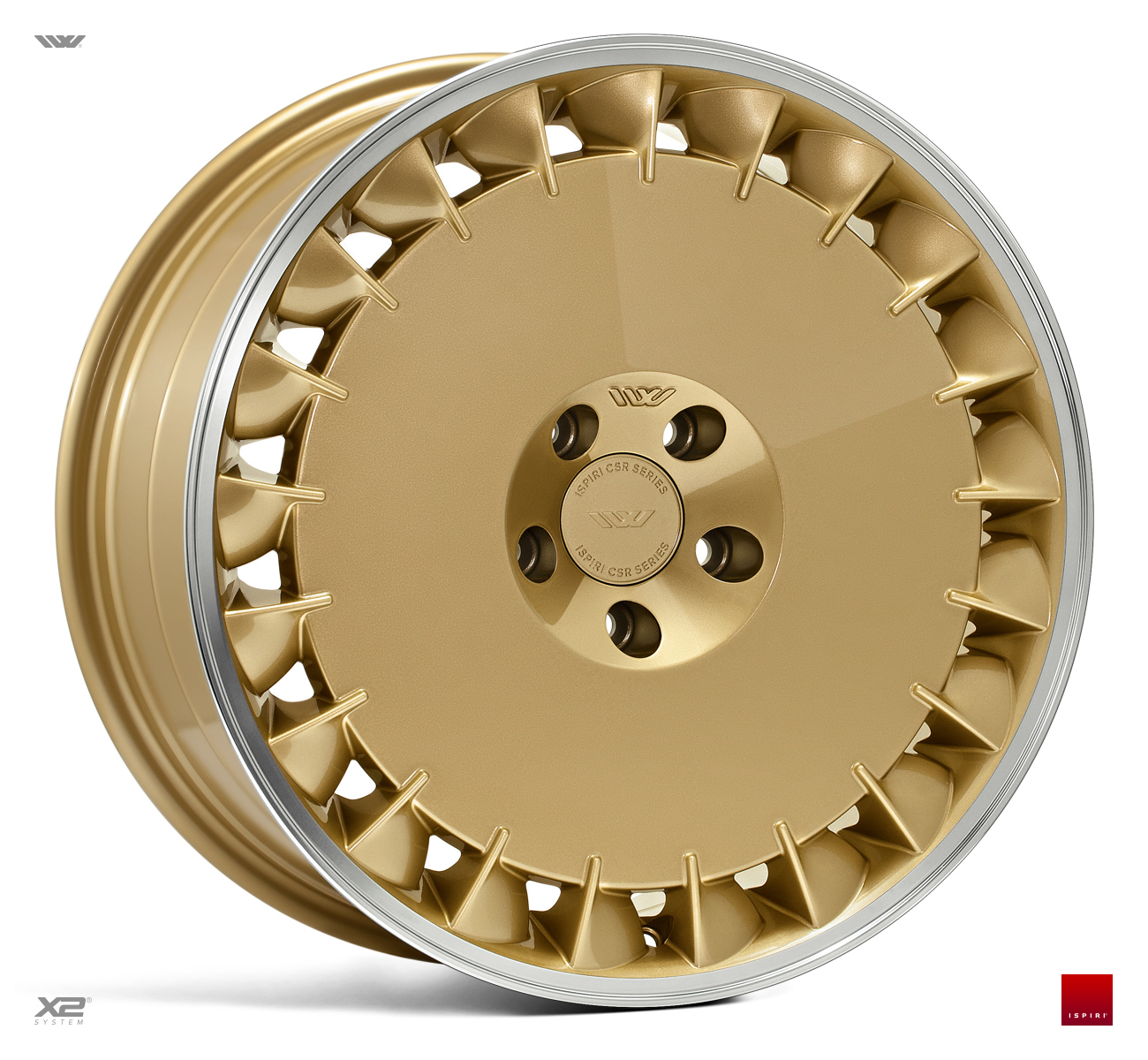 18" Ispiri CSRD-TF Vintage Gold/polished 5x100