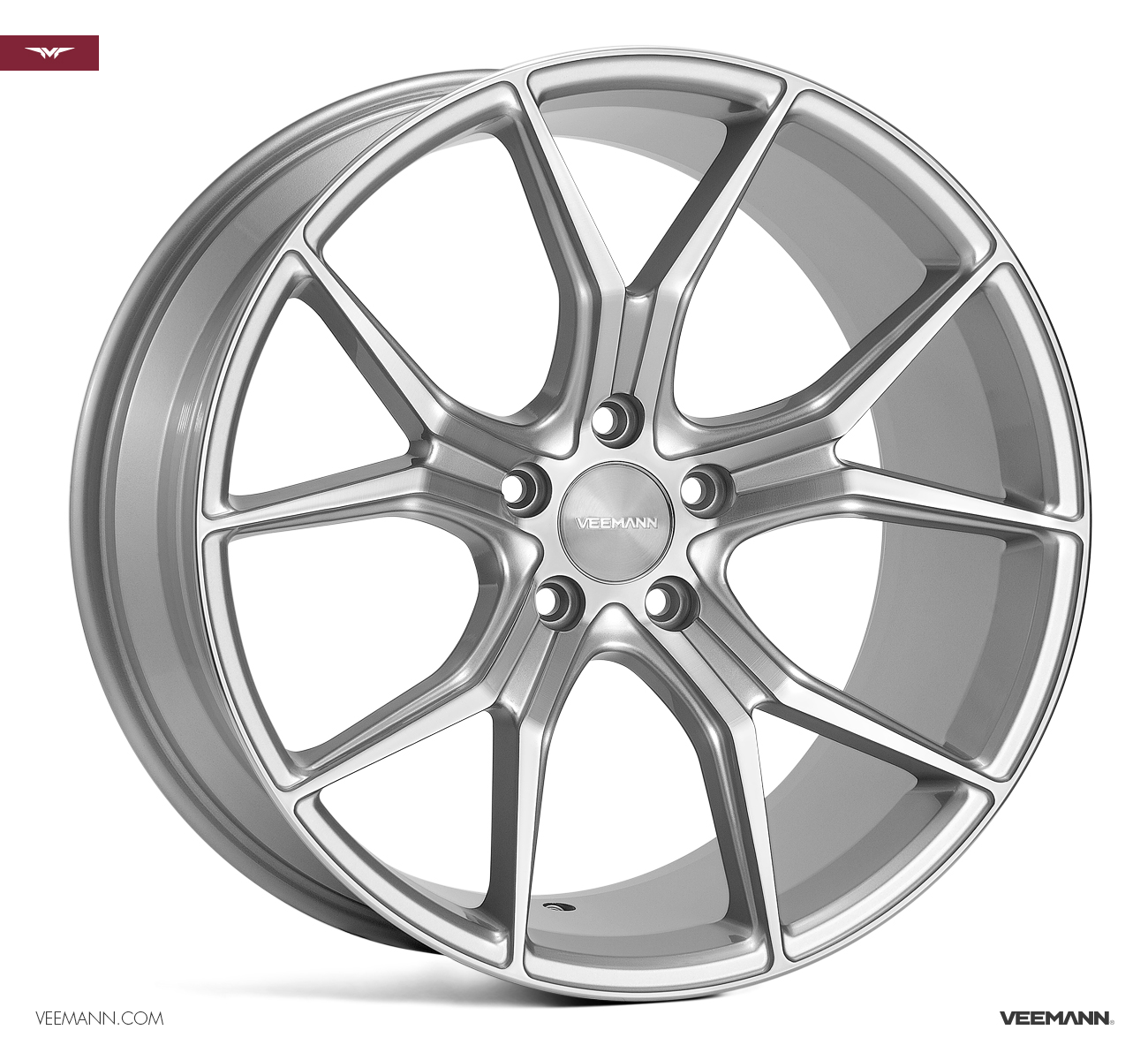 19" Veemann V-FS20 Silver/pol 5/112