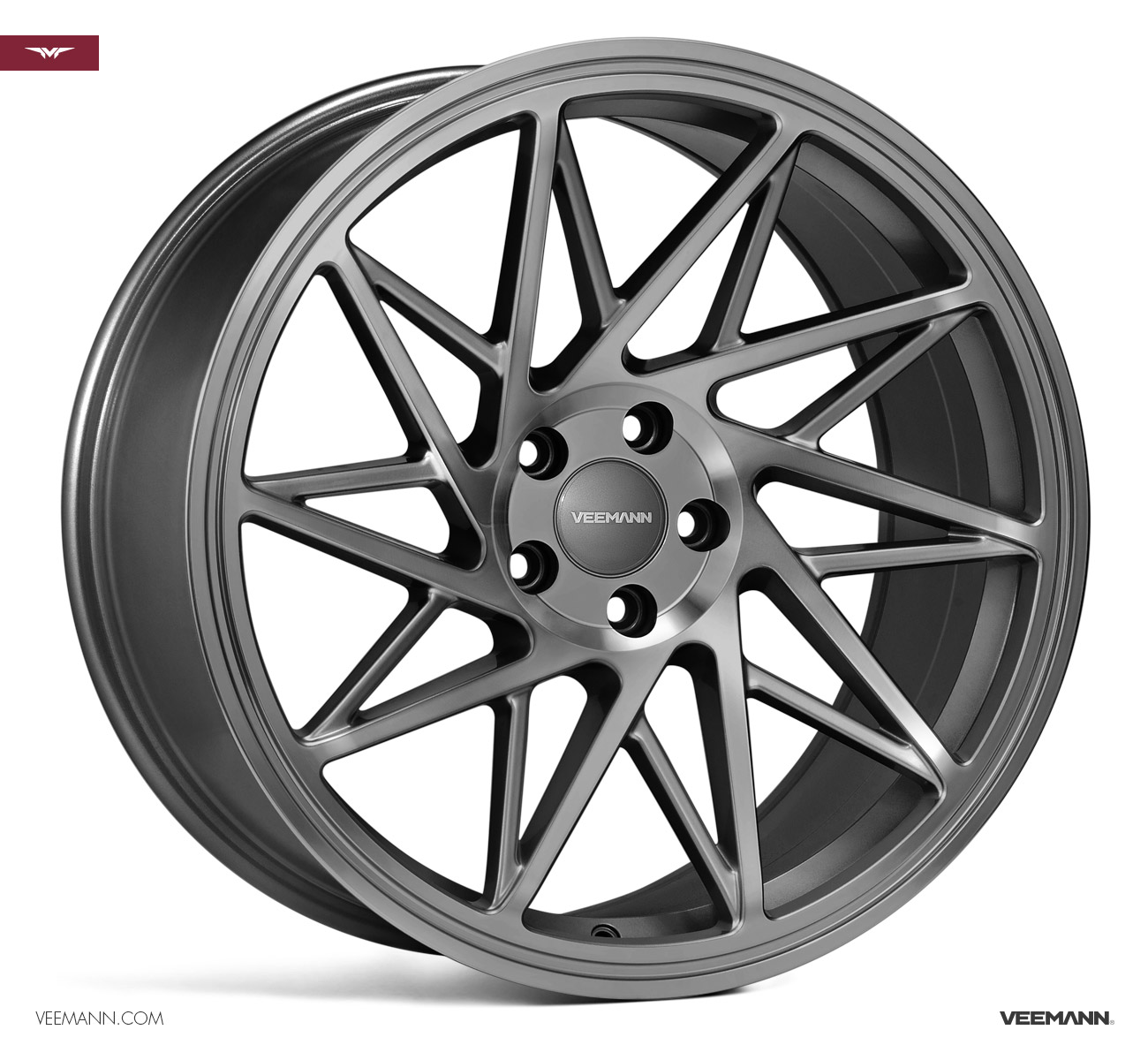 19" Veemann V-FS35 Gloss Graphite 5/120