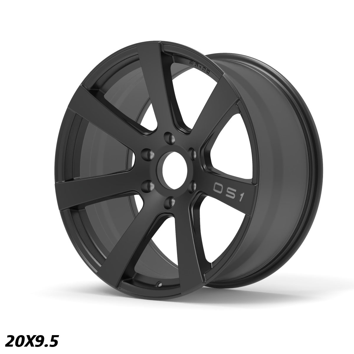 20" Ström OS1 Satin black 6x139,7