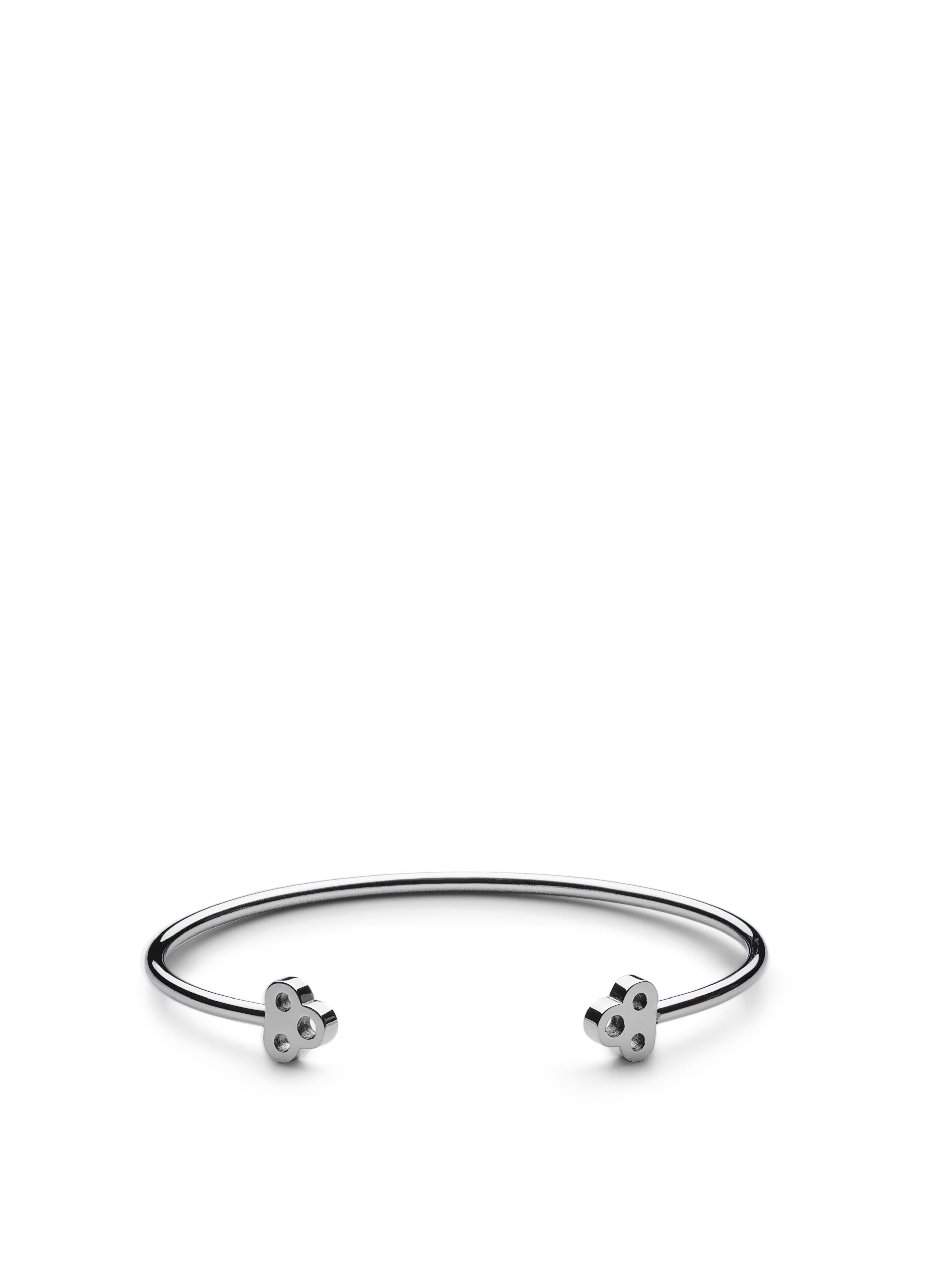 Skultuna Open Key Cuff- Polished Steel