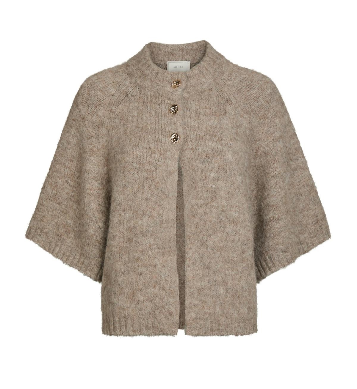 NEO NOIR Benuta Fluffy Cardigan Dusty Blue