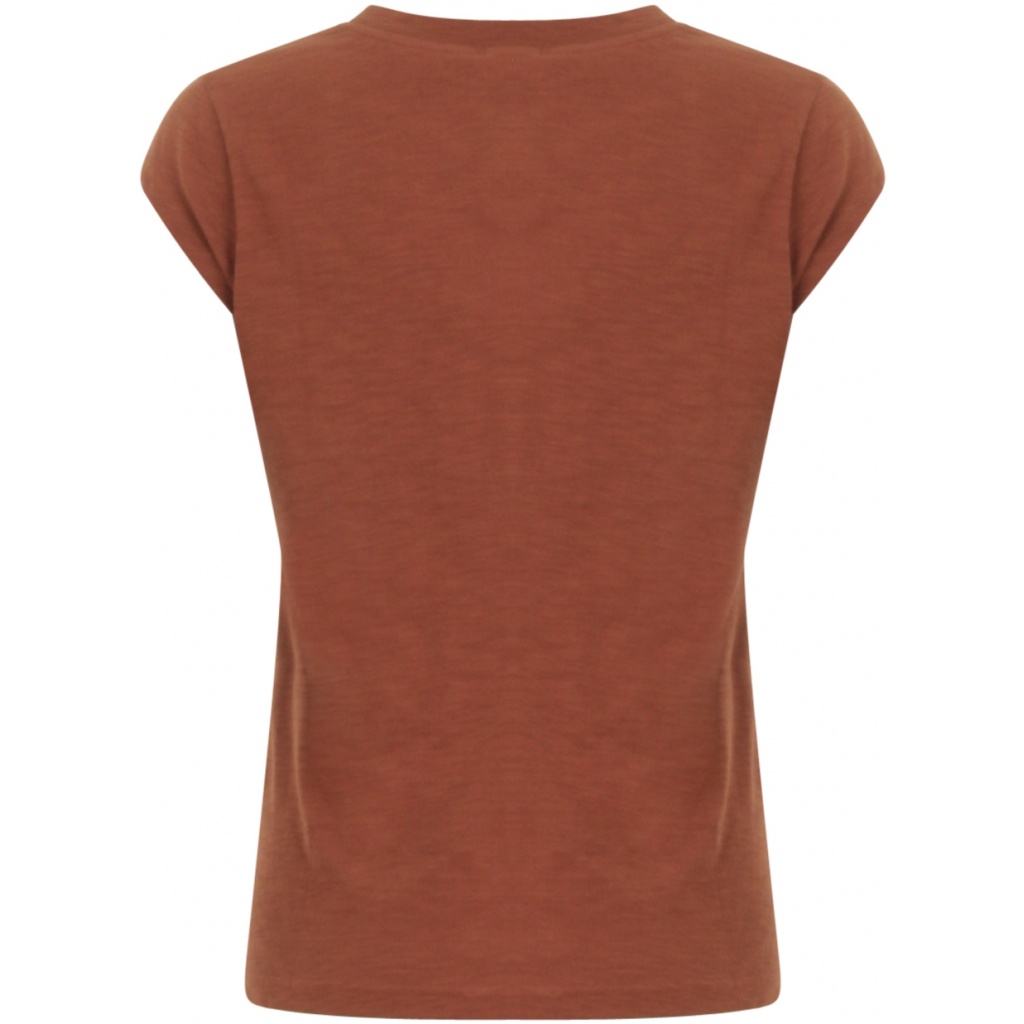 Coster Copenhagen T-Shirt Snake Print, Burnt Henna - 2