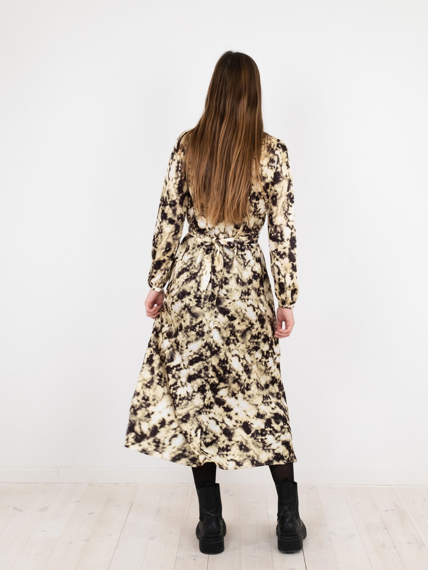 Neo Noir Otene Batik Dress, Black - 4