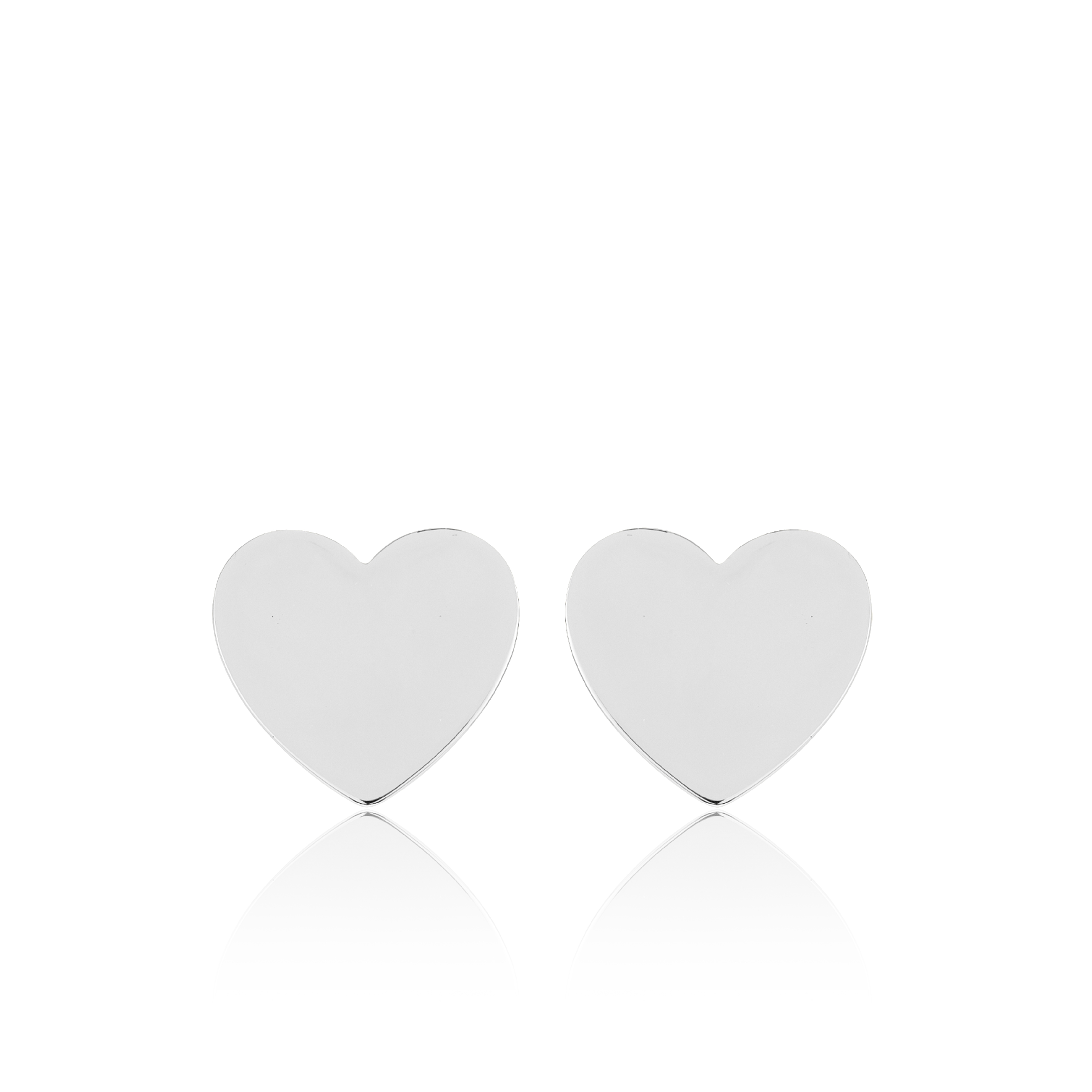 Sophie by Sophie Heart Mini Studs, Plated Silver