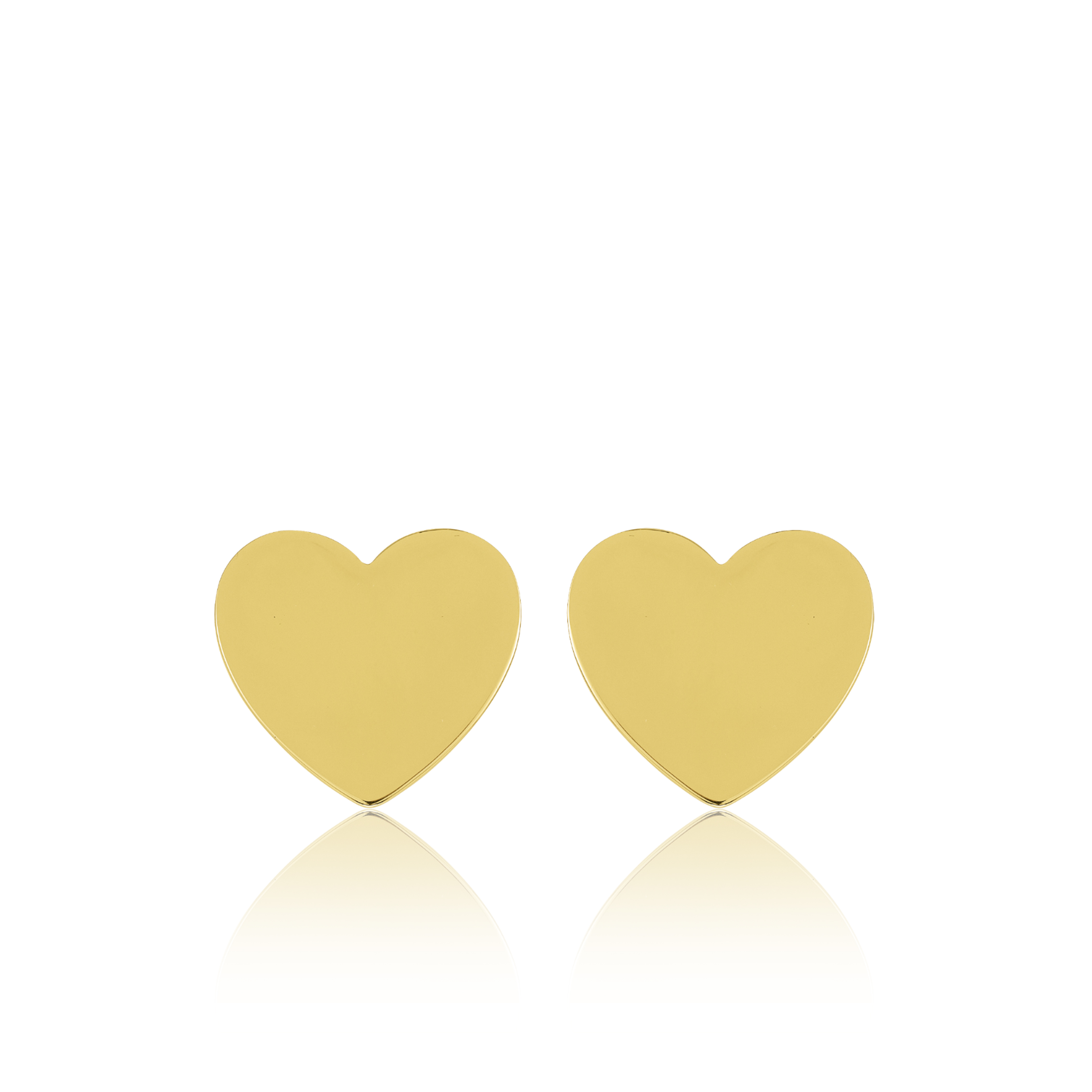 Sophie by Sophie Heart Mini Studs, Gold Plated Silver