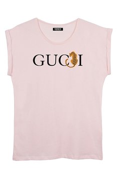 Iconeta Leopard Woman Relaxed, Pink Cream, 