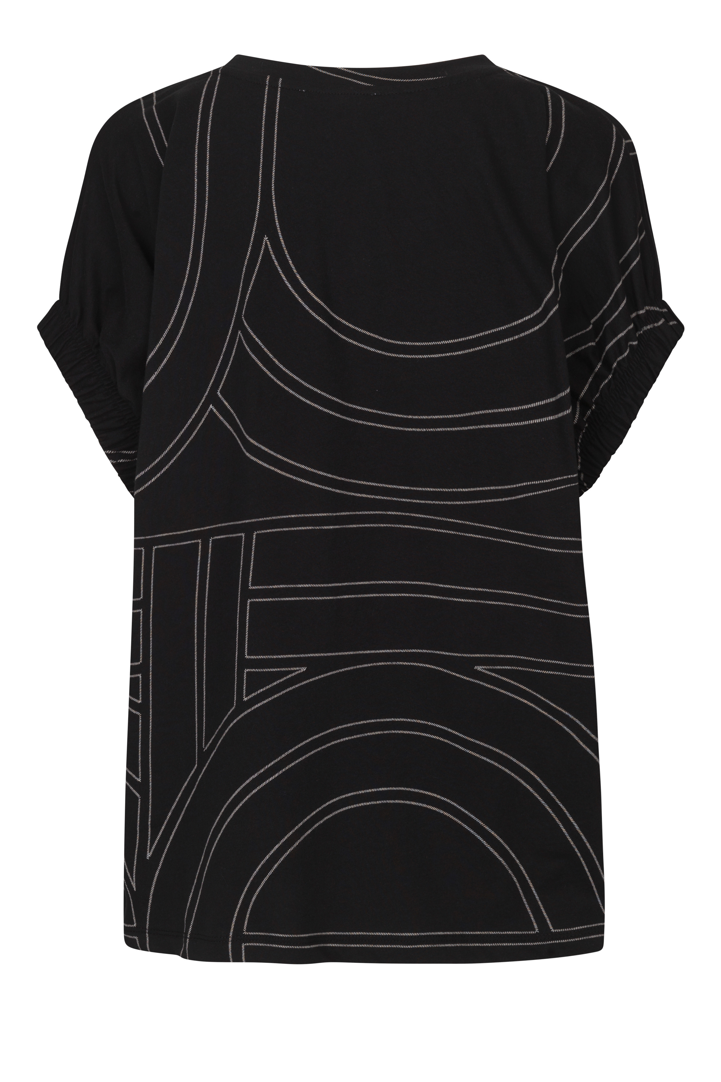 Second Female Inez Tee, Black - 2