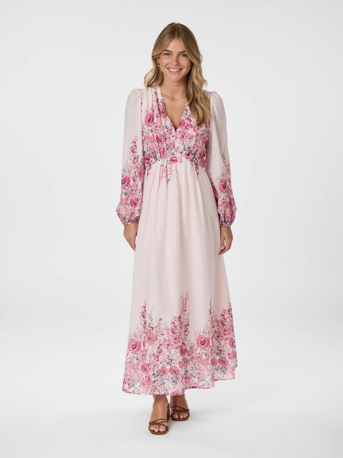 Neo Noir Silfi Flower Print Dress, Rose - 3