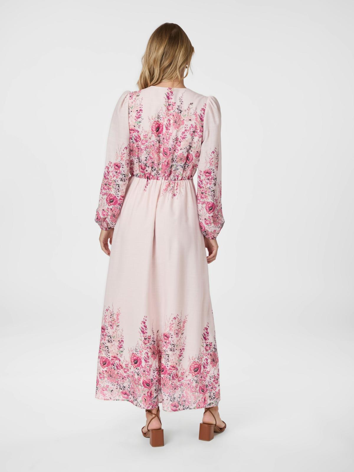 Neo Noir Silfi Flower Print Dress, Rose - 4