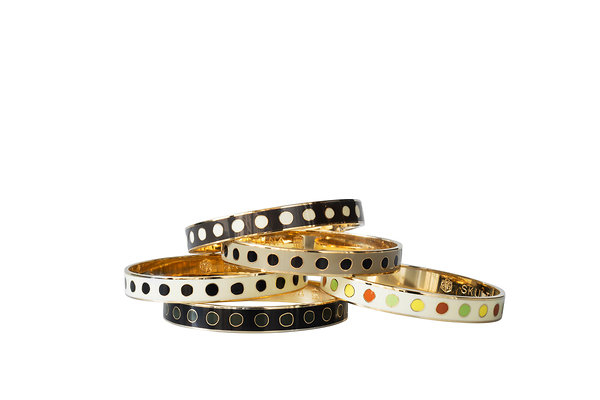 Skultuna Dot Lane Bangle Dark Grey - 4