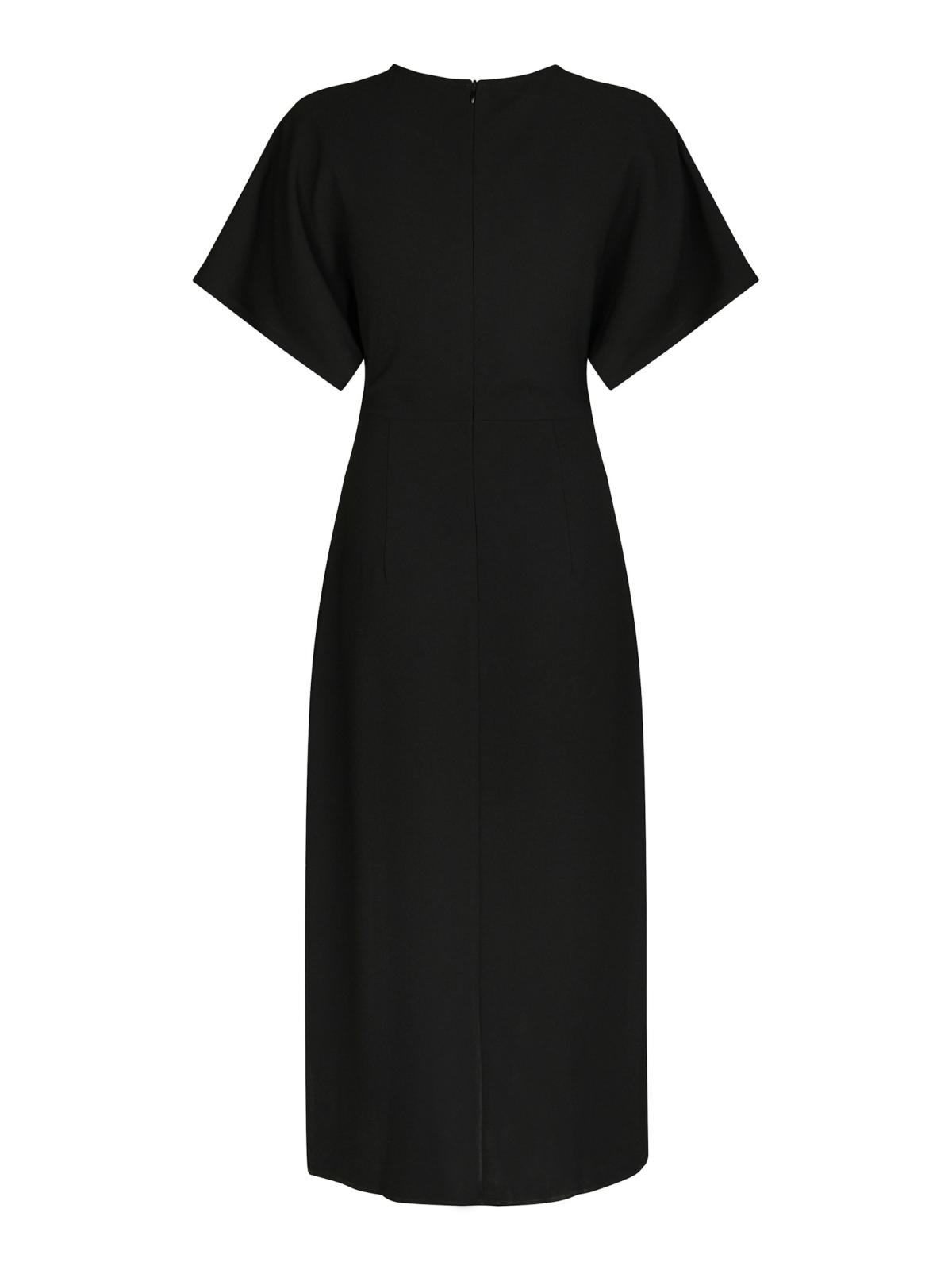 Neo Noir Miloine Drape Dress, Black - 2