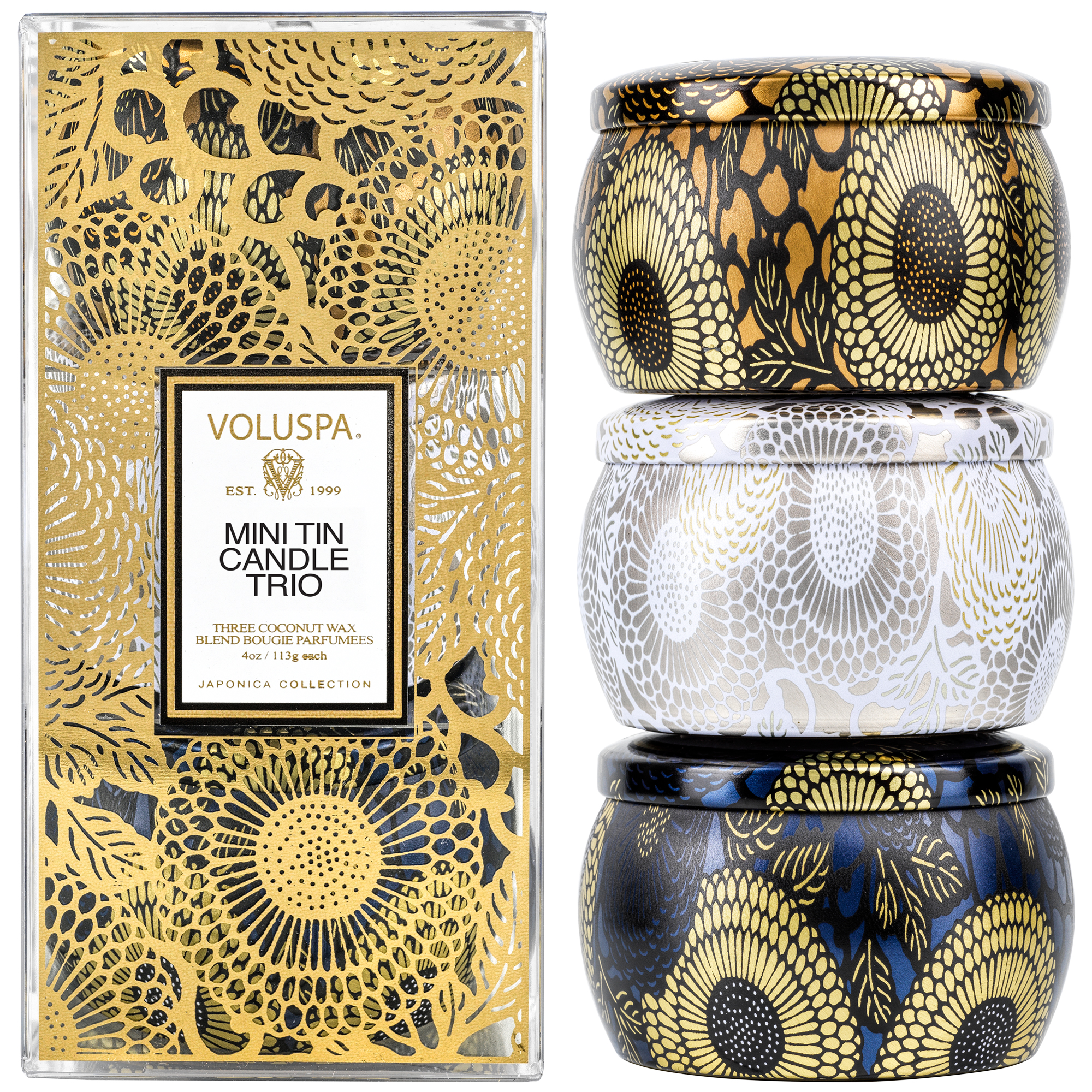 Voluspa, Japonica Gift Baltic Amber - Mokara - Moso Bamboo