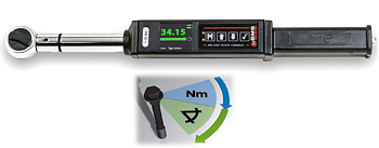 Elektronisk momentnyckel TAW1500 med vinkelmätning, 150-1500 Nm, 1"