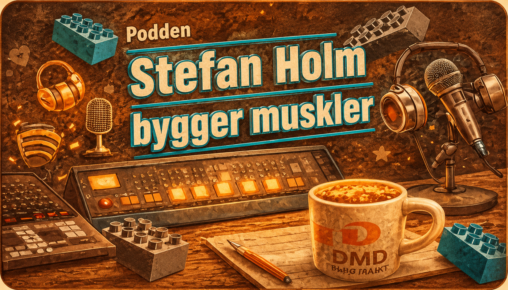 Stefan Holm bygger muskler