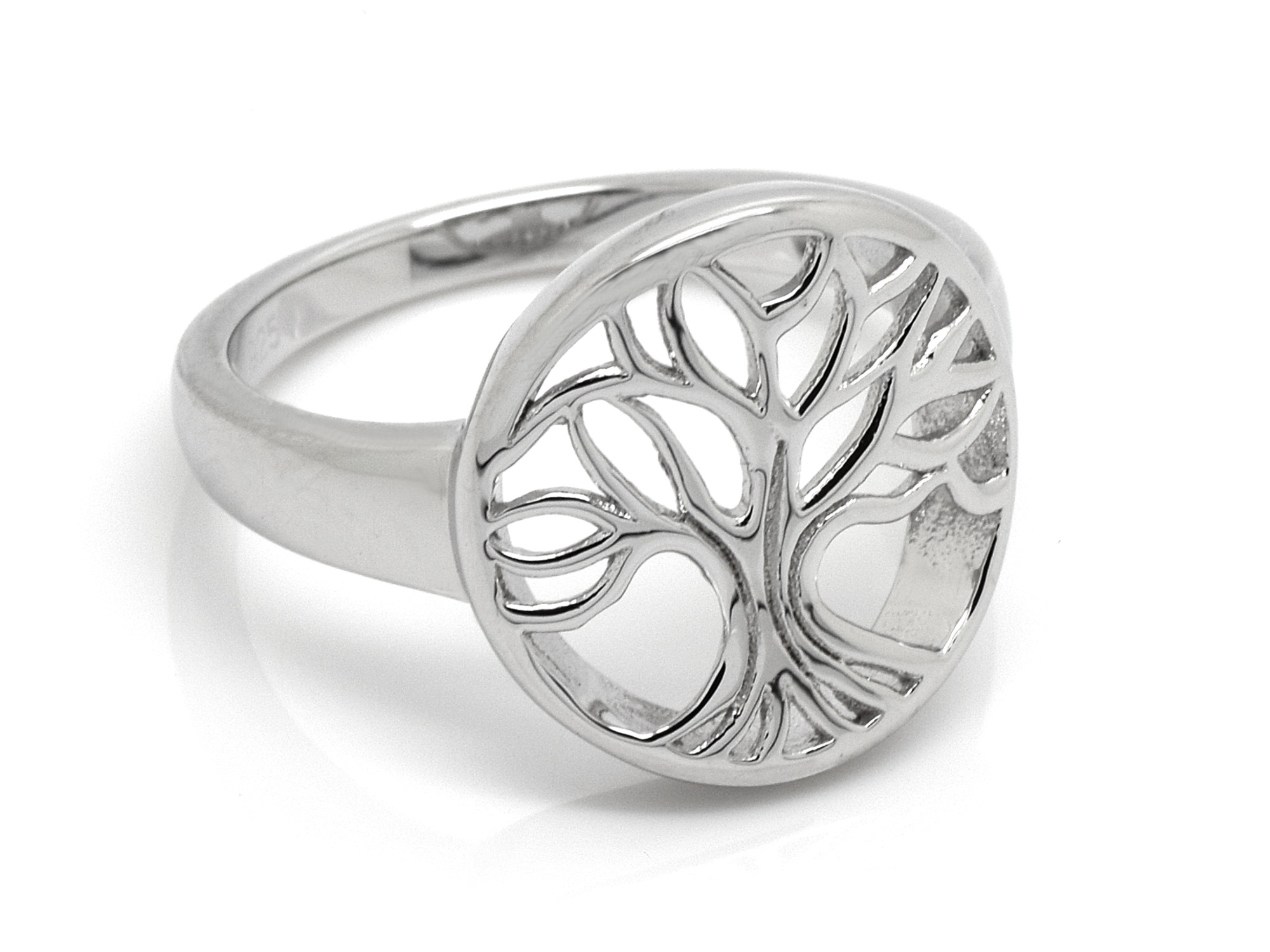 Livets Träd Ring i Äkta 925 Silver storlek 7, Visdom eller Kunskap Accessoar, Livsträd Smycke