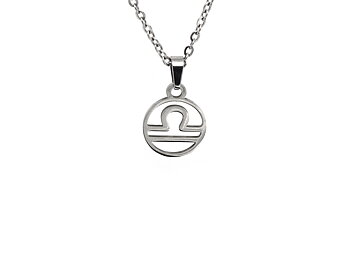 Vågen Stjärntecken Halsband i Rostfritt Stål, Zodiak Hänge, Födelsedagsgåva Smycke