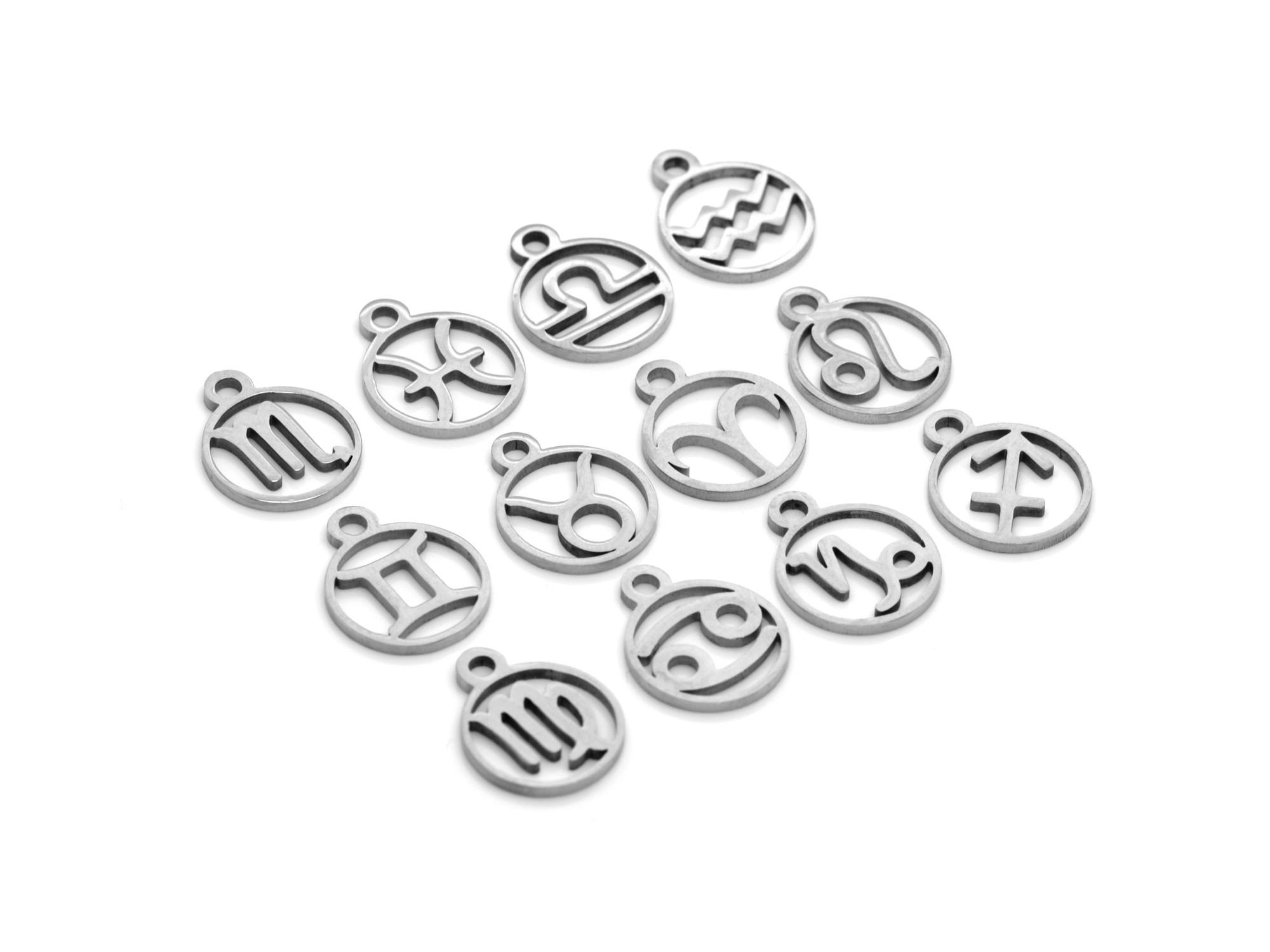 Valfritt Stjärntecken Armband i Rostfritt Stål, Zodiak Accessoar, Födelsedag Smycke - 5