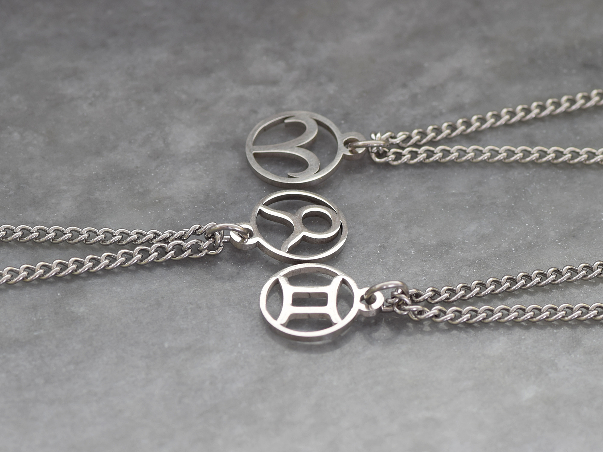 Valfritt Stjärntecken Armband i Rostfritt Stål, Zodiak Accessoar, Födelsedag Smycke - 3