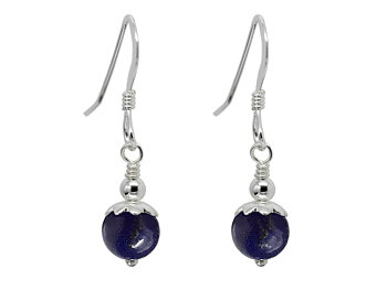 Lapis Lazuli Örhängen, Handgjort Smycke med Äkta Silver och Halvädelsten