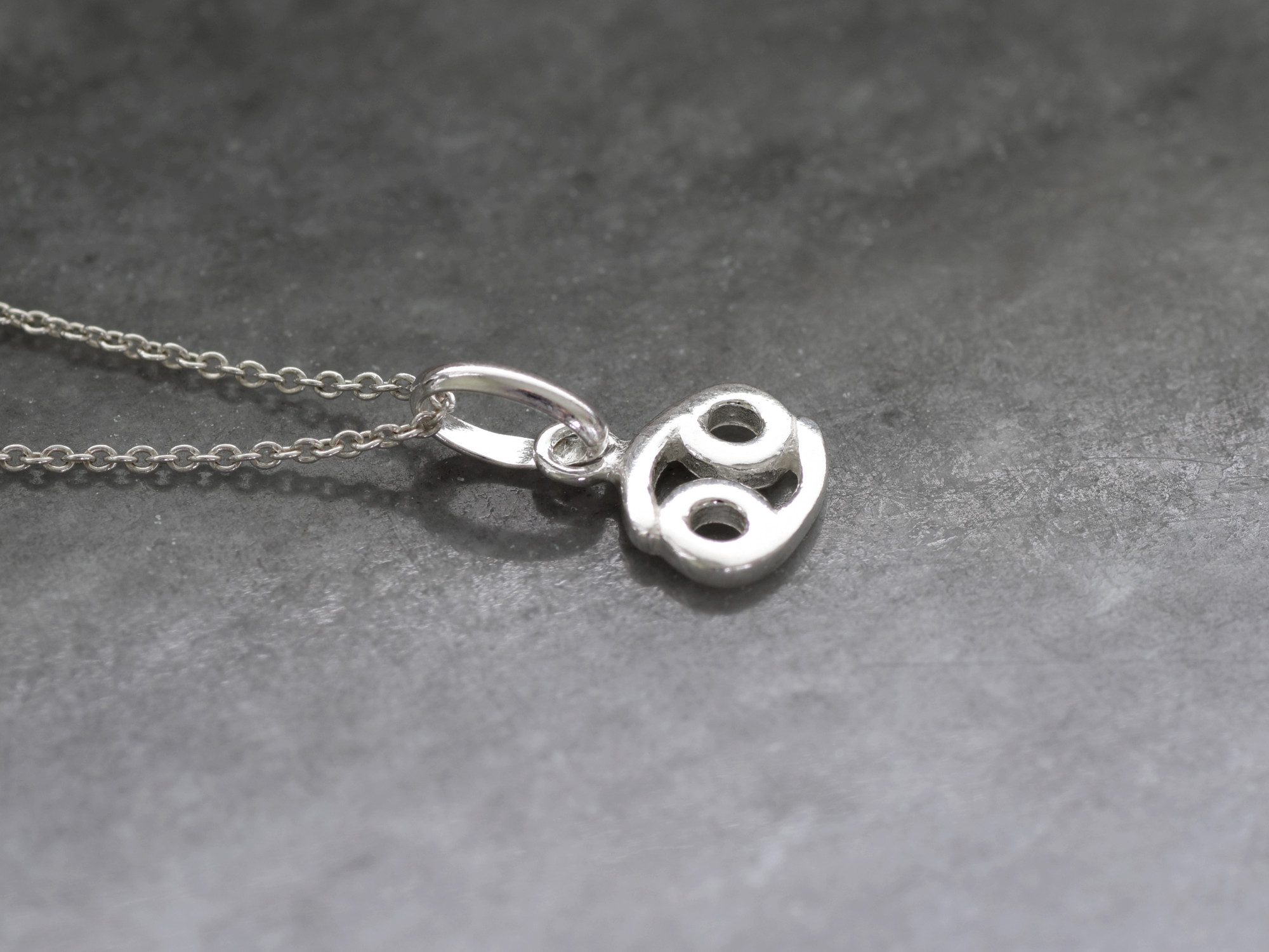Kräftan Halsband i Äkta 925 Silver, Födelsedag Hänge, Zodiak Accessoar, Stjärntecken Smycke - 2