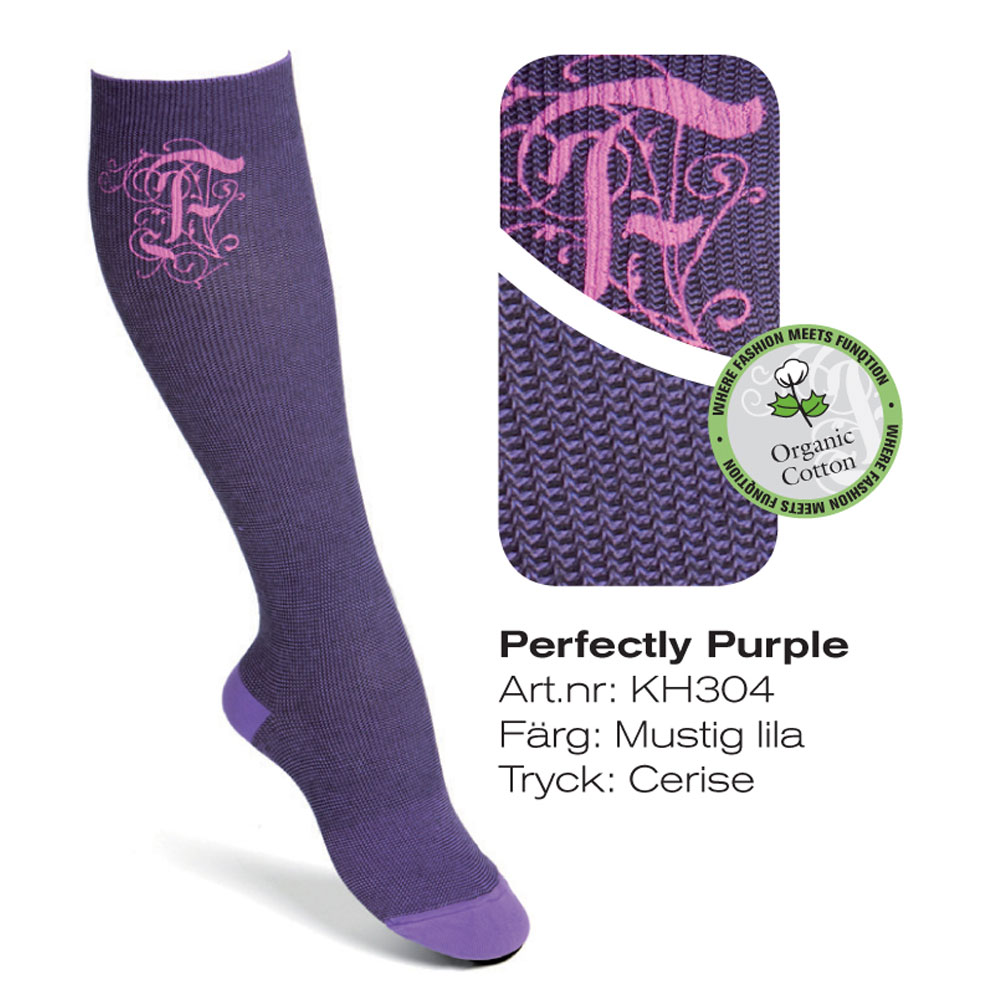 Flygstrumpor - FUNQ WEAR Organic Cotton Moderate Perfectly Purple - 2