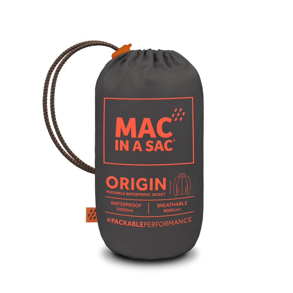 Lätt regnjacka - MAC IN A SAC Origin Waterproof Jacket Charcoal - 2